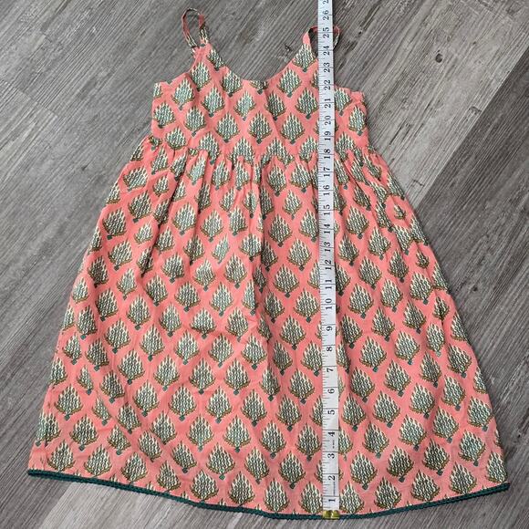 Yo Baby Pink Floral Spring Summer Dress Girl's 5 - Picture 8 of 9